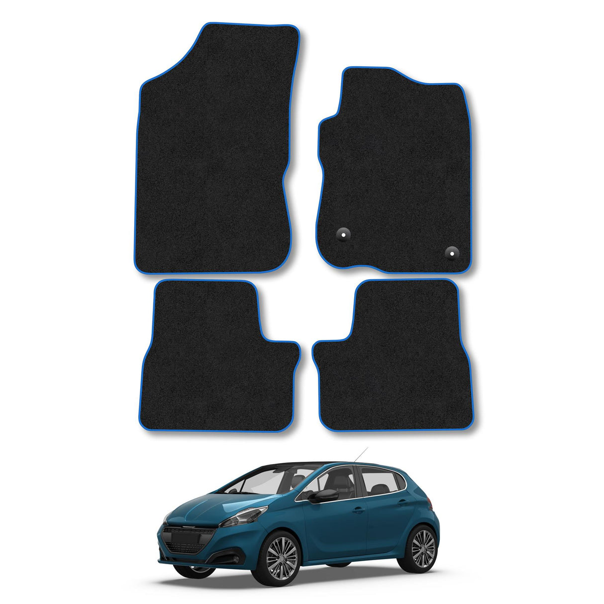 Peugeot 208 (2012-2020) Tailored Carpet Car Mats