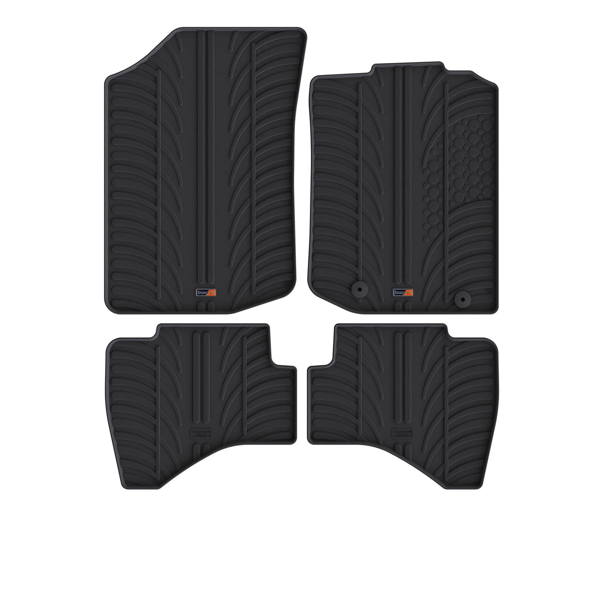 TRAVALL Toyota AYGO Premium Rubber Car Mats (2014-2021)