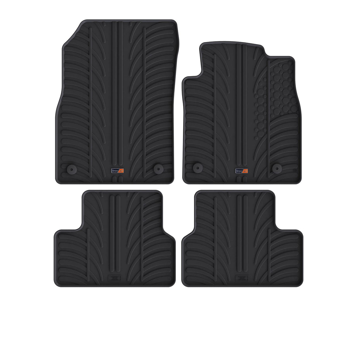 TRAVALL Vauxhall Astra Hatchback/ ST Premium Rubber Car Mats (2009-2015)