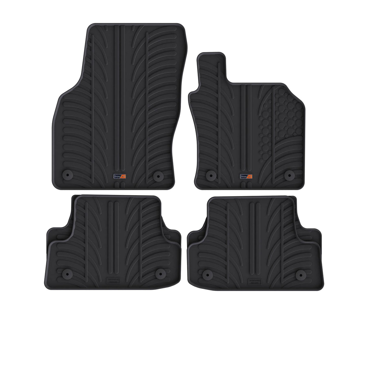 TRAVALL Audi A3 Premium Rubber Car Mats (2012-2020)