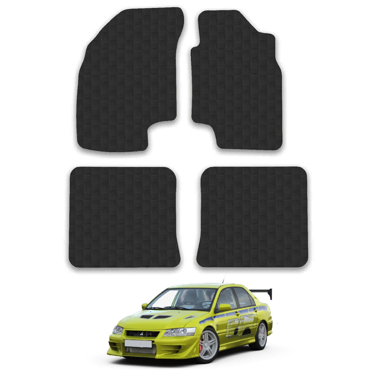 Mitsubishi Lancer Evo Car Mats (1992-2007}