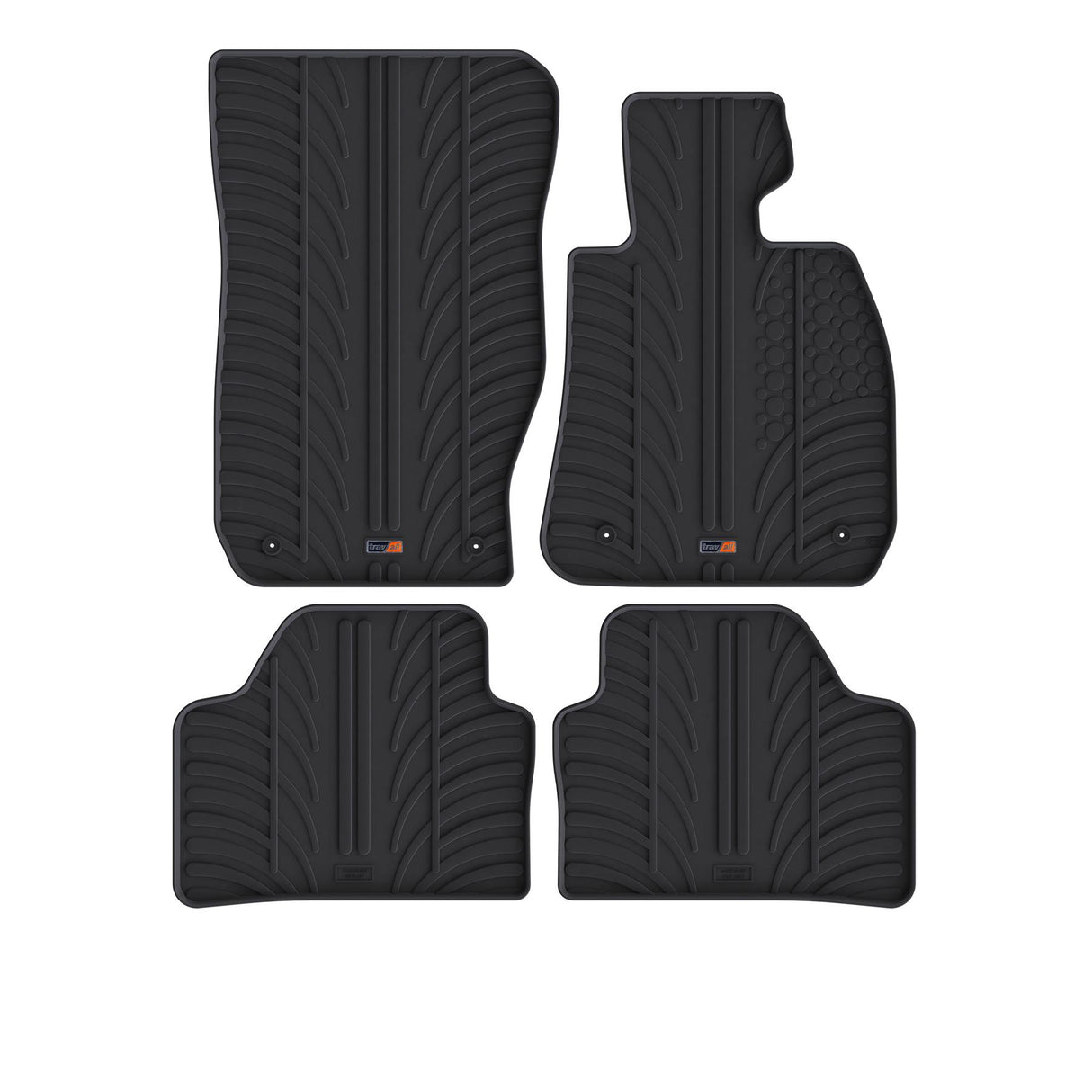 TRAVALL BMW X1 Premium Rubber Car Mats (2010-2015)