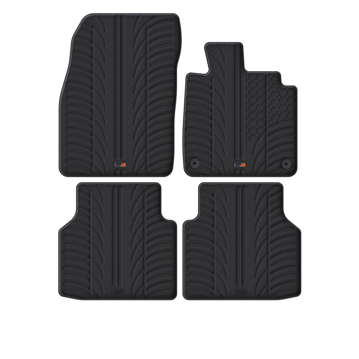 TRAVALL Skoda Enyaq Premium Rubber Car Mats (2020-Onwards)