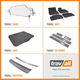 TRAVALL Ford  Mondeo Hatchback Premium Rubber Boot Mats Liner (2000-2007)
