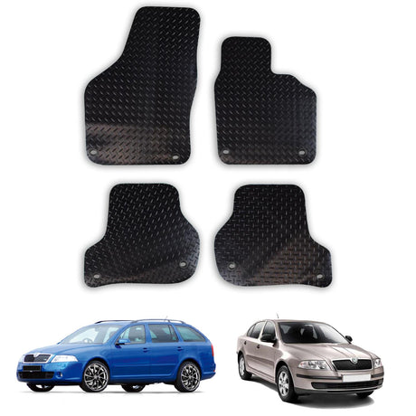 Skoda Octavia Car Mats [8 Clips] (2004-2008)