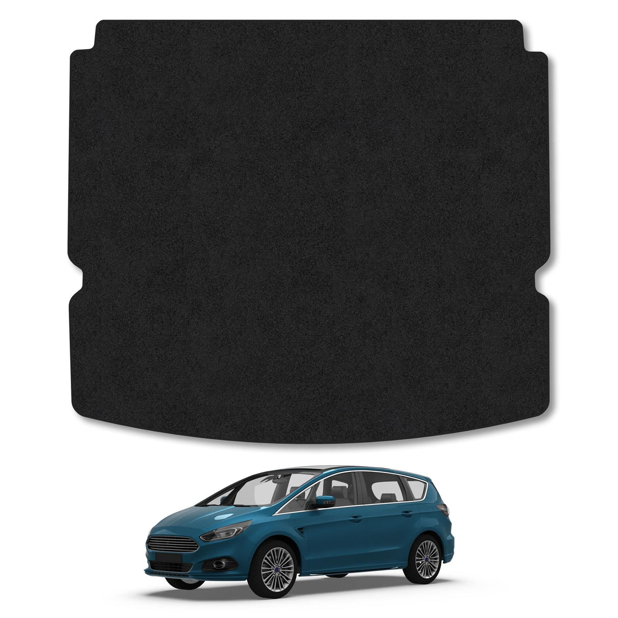 Ford S-Max (2015-2023) Premium Tufted Carpet Boot Mat