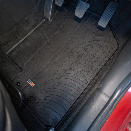 TRAVALL Kia Venga Premium Rubber Car Mats (2009-Onwards)