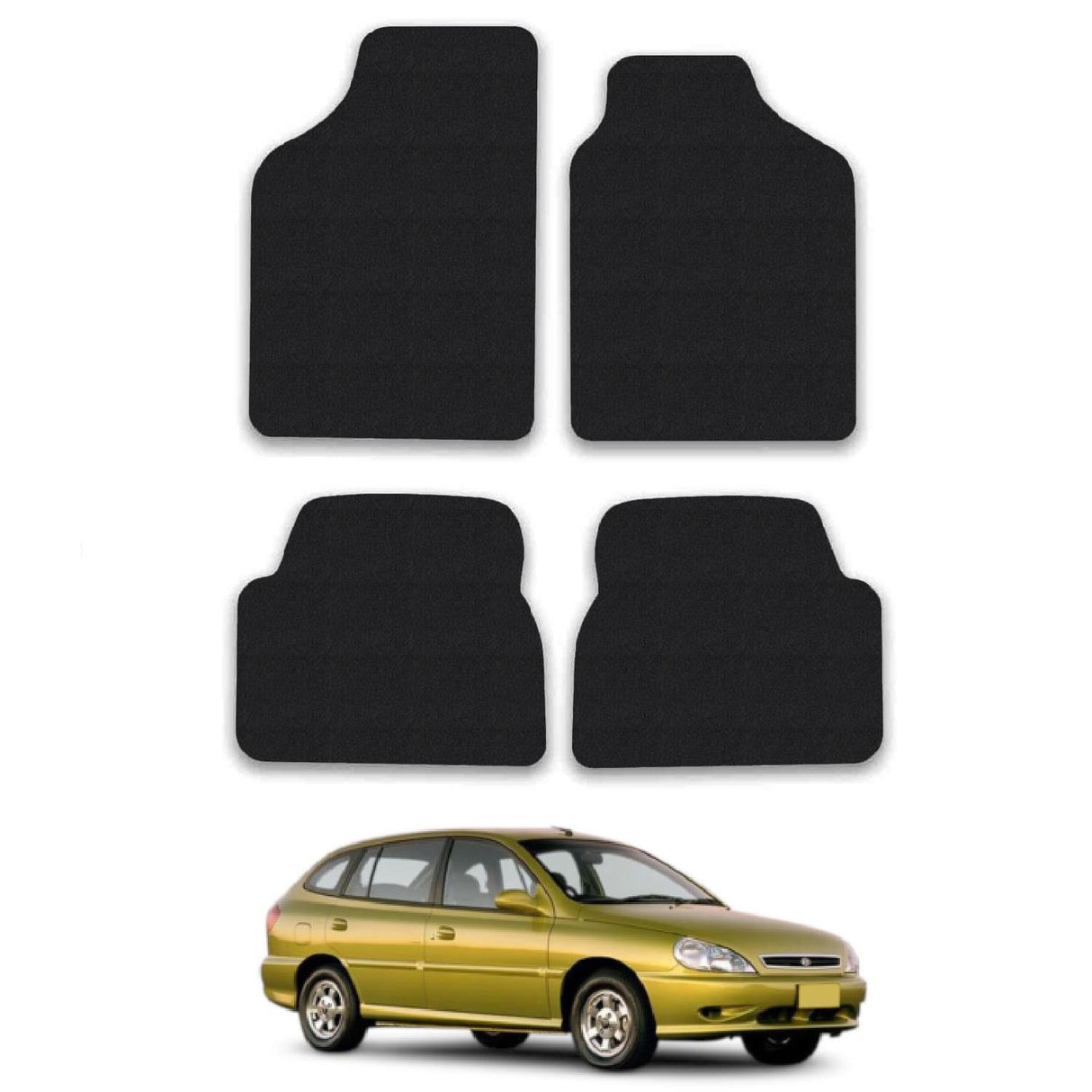 KIA Rio Manual Car Mats (2001-2005)