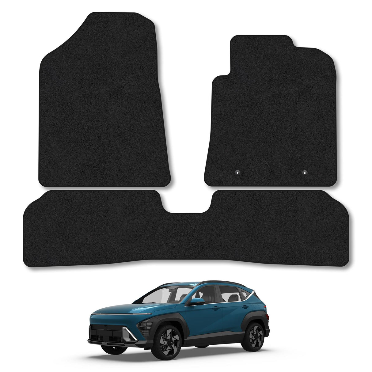 Hyundai Kona Electric (2024+) Tailored Carpet Car Mats