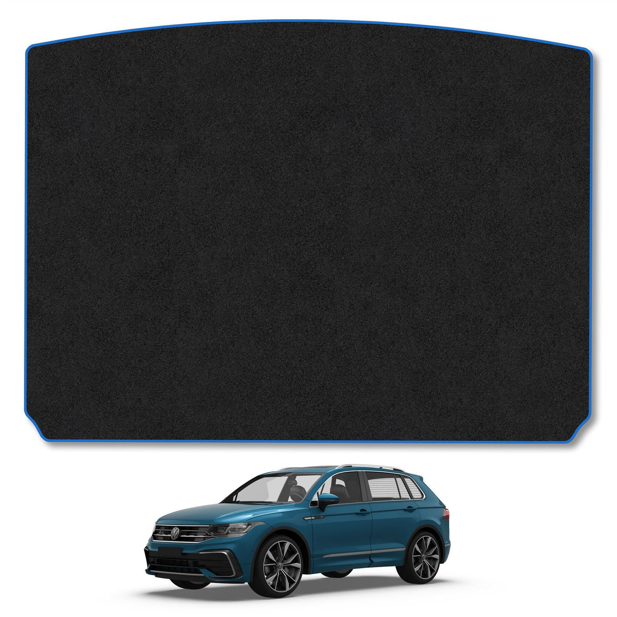 [Lower Floor] VW Tiguan (2016-2024) Premium Tufted Carpet Boot Mat