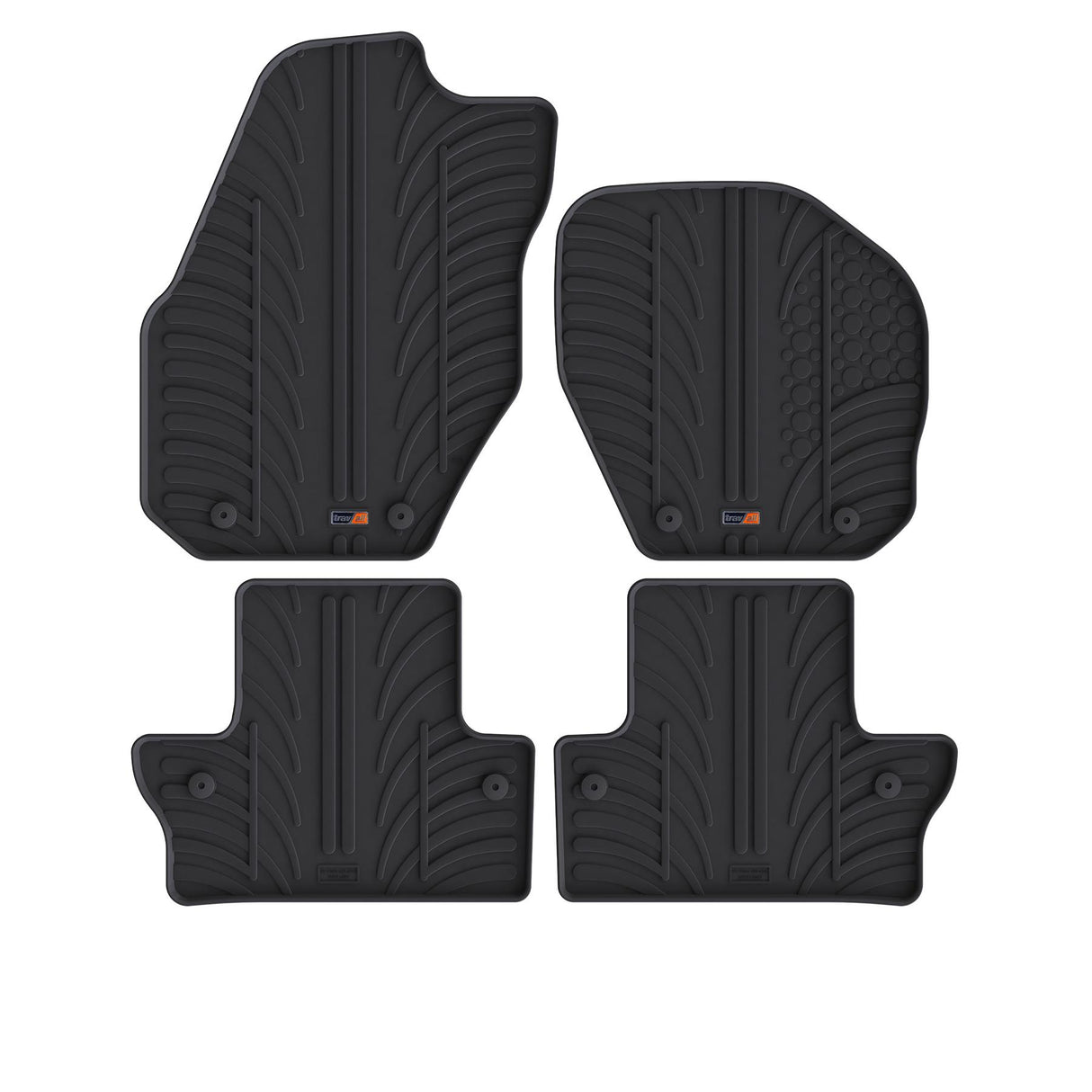 TRAVALL Volvo V60 / S60 Premium Rubber Car Mats (2010-2018)