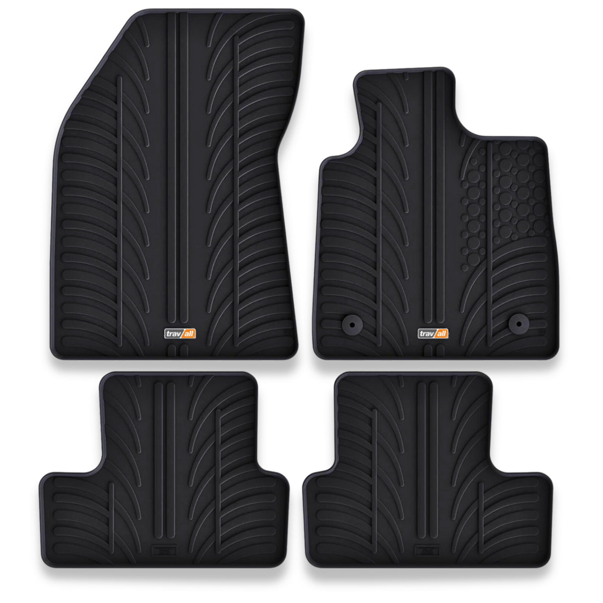 TRAVALL Renault Megane Hatchback Premium Rubber Car Mats (2016-2022)