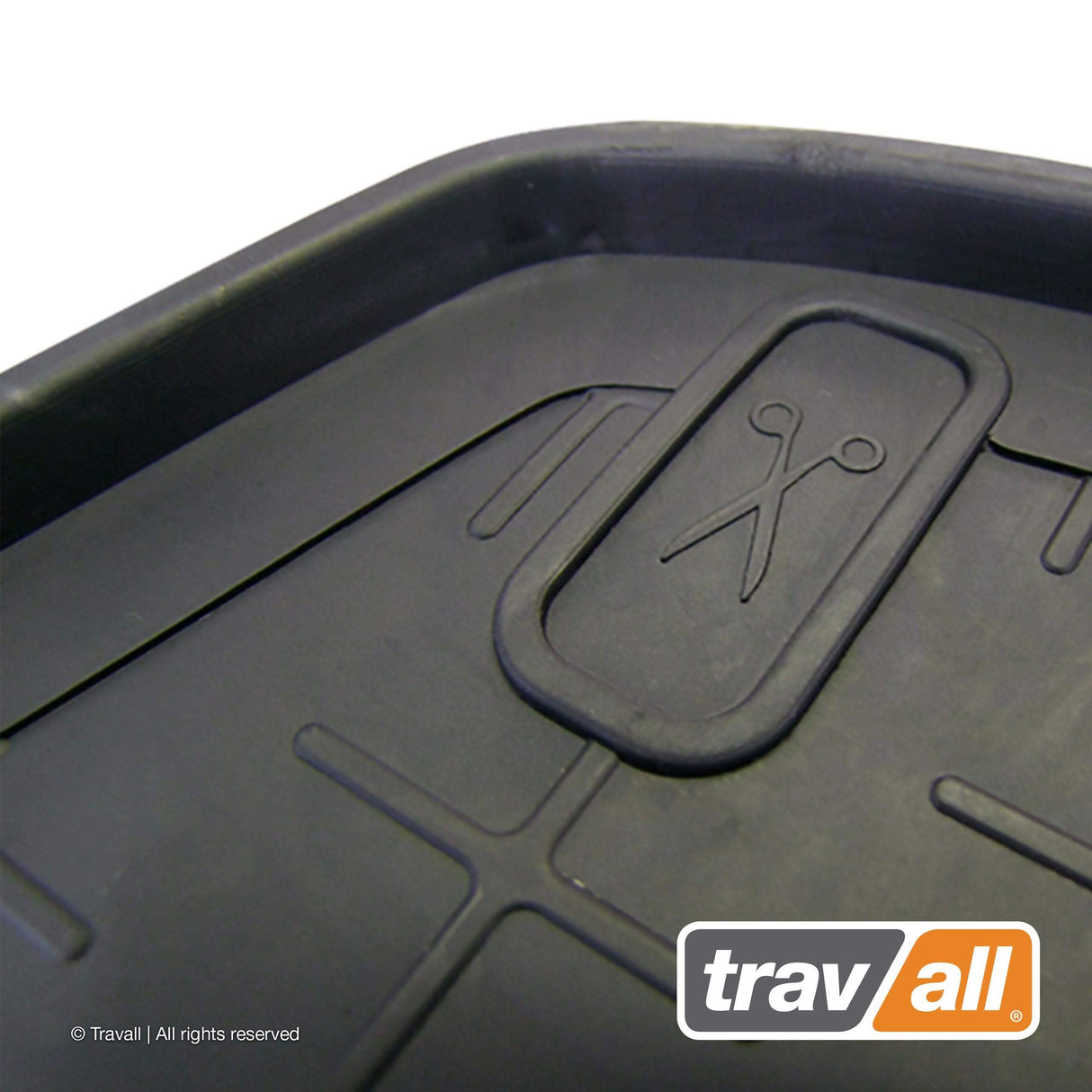 TRAVALL Skoda  Octavia [Not For Low Floor Position] Premium Rubber Boot Mats Liner (2009-2020)