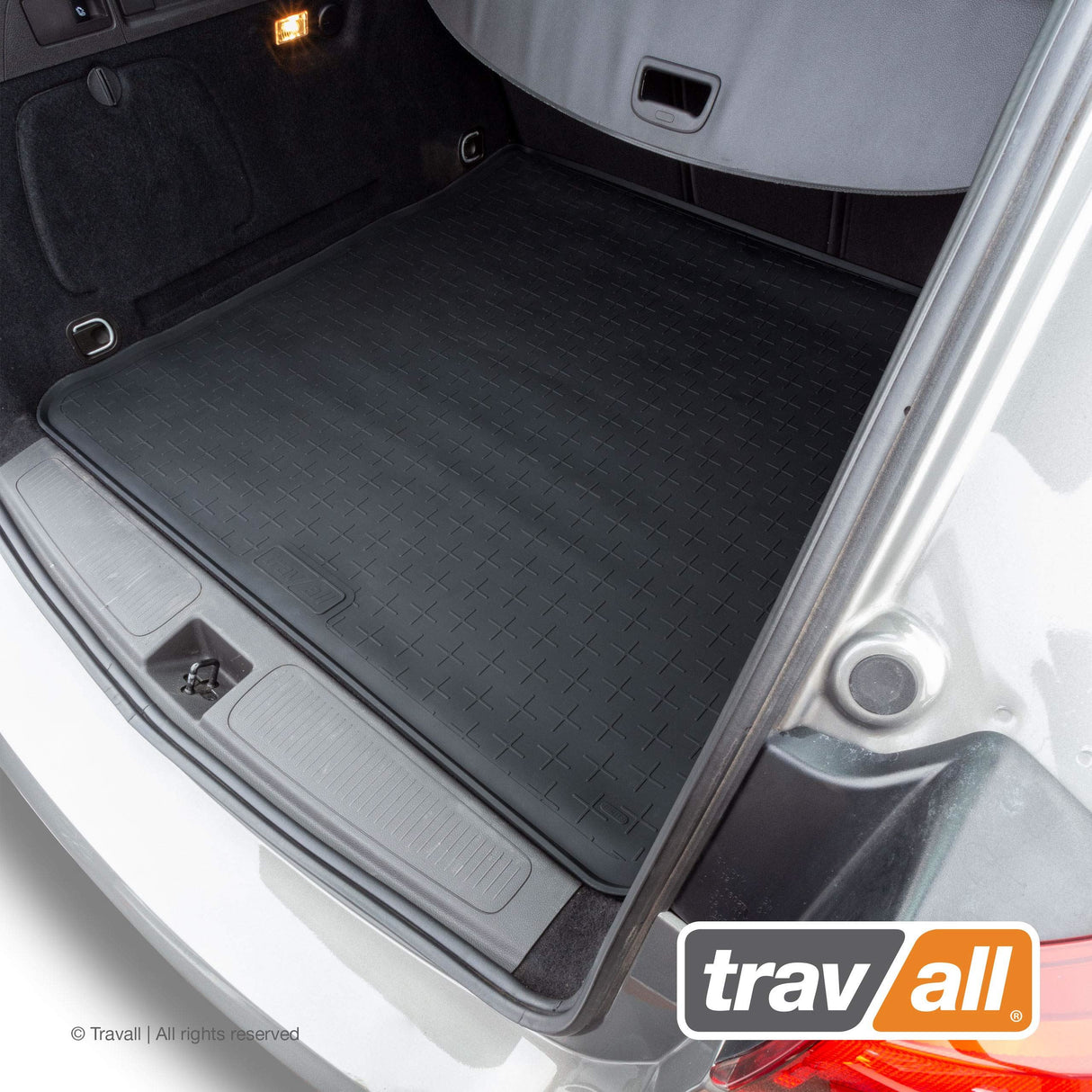 TRAVALL Vauxhall Astra Estate Premium Rubber Boot Mats Liner (2016-2021)