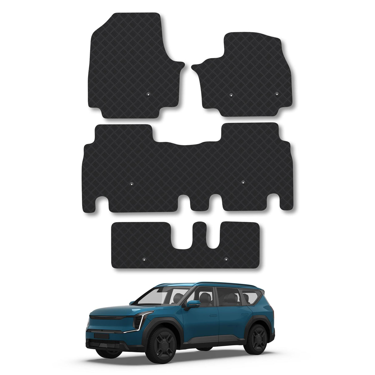 Kia EV9 [7 Seat Version] Car Mats (2024-Onwards)