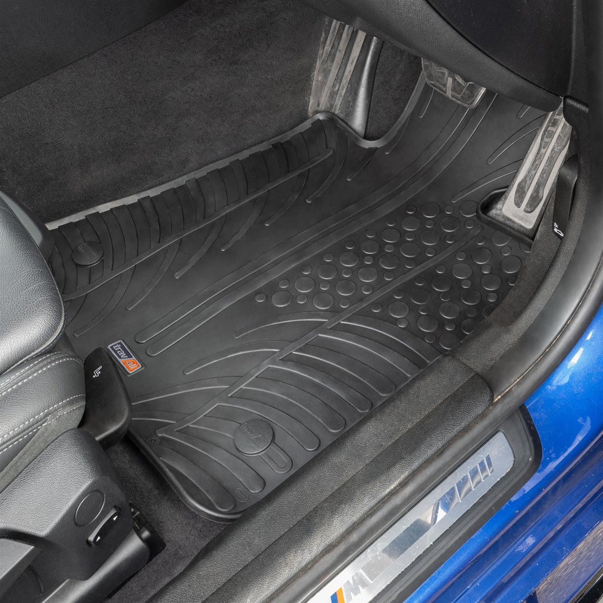 TRAVALL BMW 3 Series Saloon Premium Rubber Car Mats (2019-Onwards)