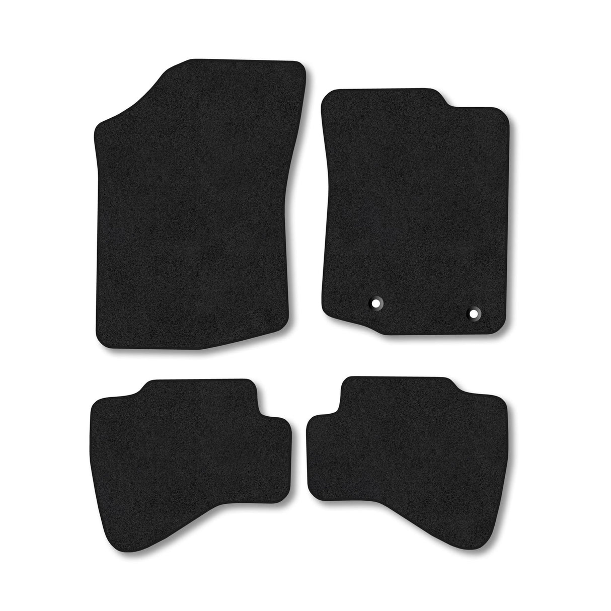 Peugeot 108 (2014+) [Round Clip] Premium Tufted Carpet Car Mats