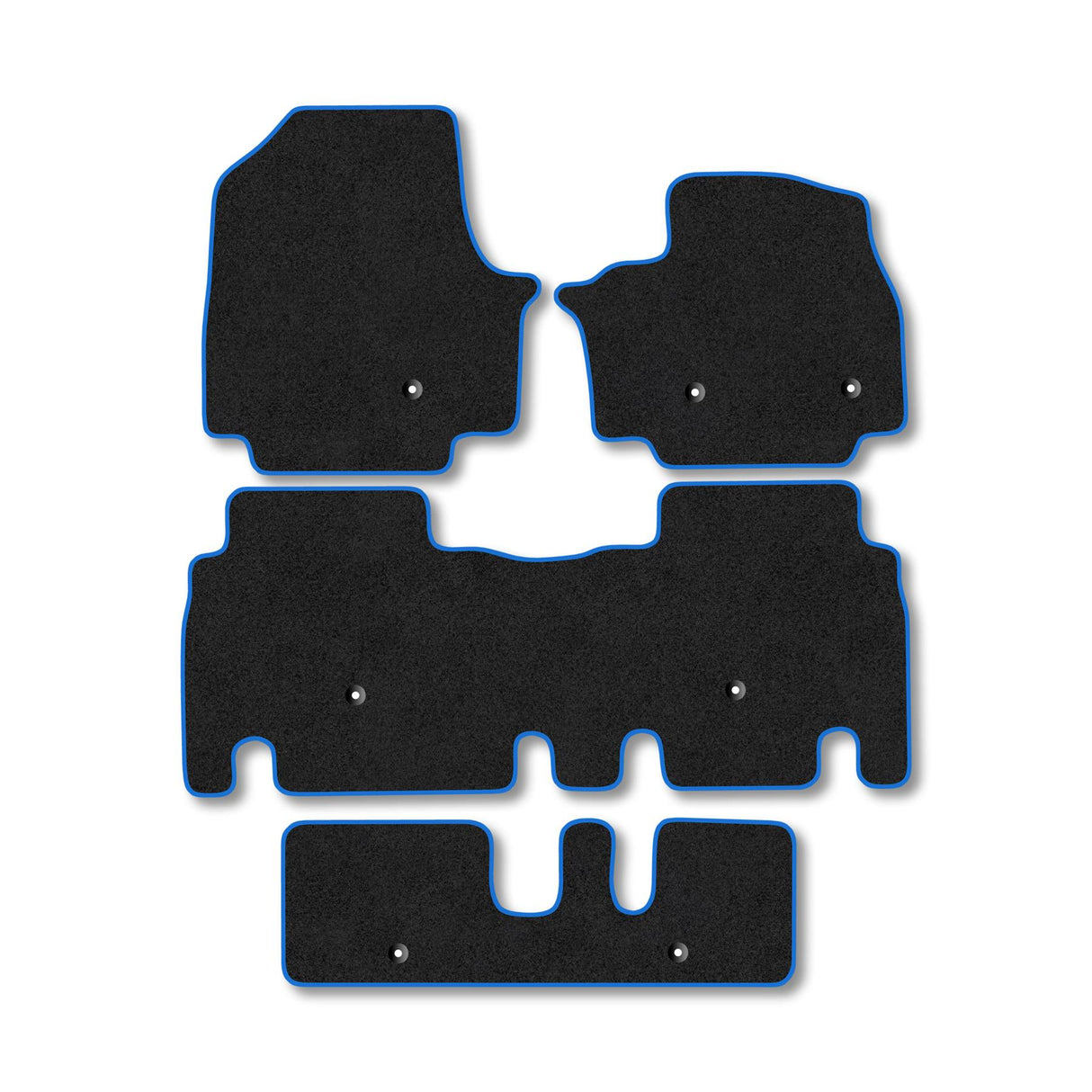 Kia EV9 [7 Seat Version] (2024+) Premium Tufted Carpet Car Mats