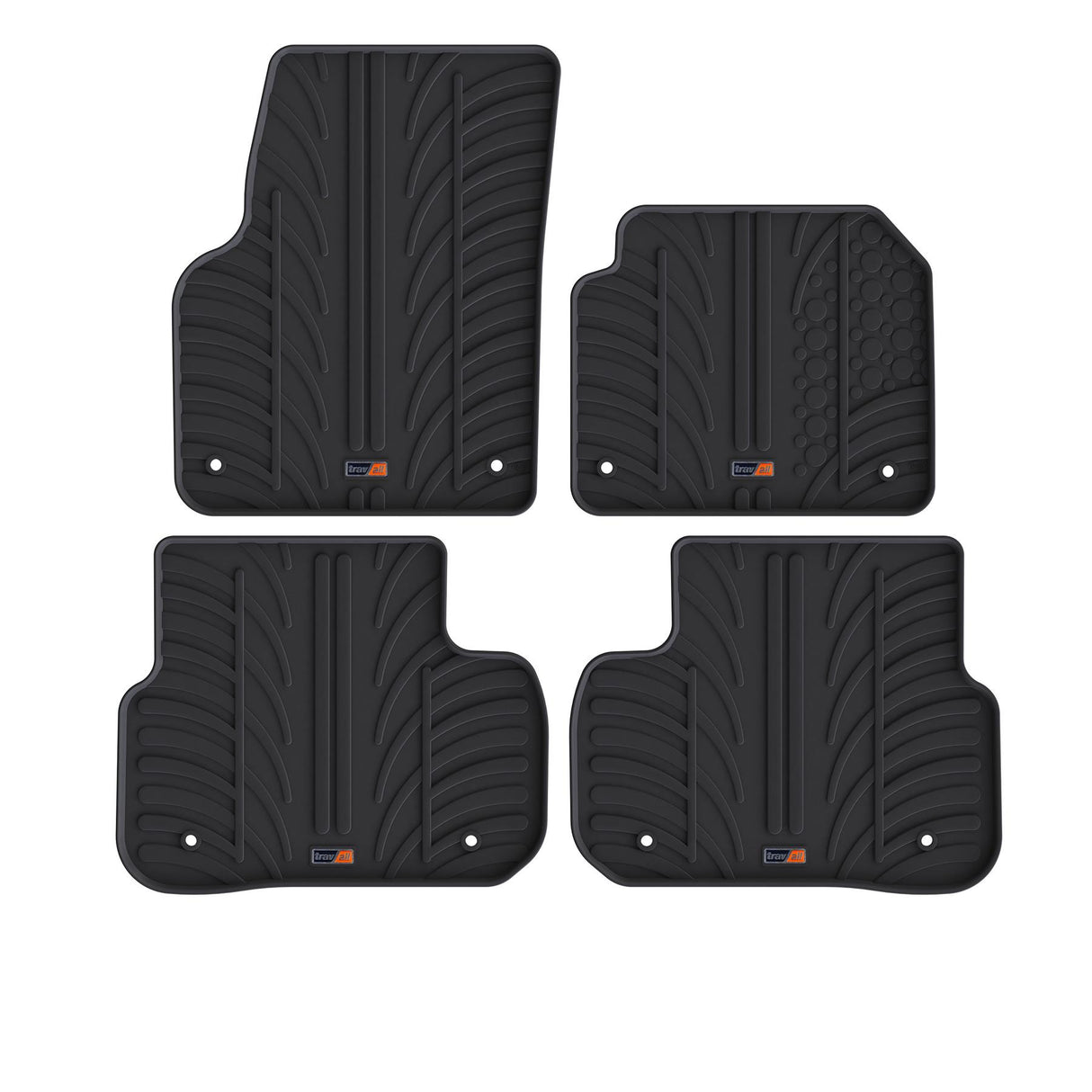 TRAVALL Land Rover Discovery Sport Premium Rubber Car Mats (2015-2019)