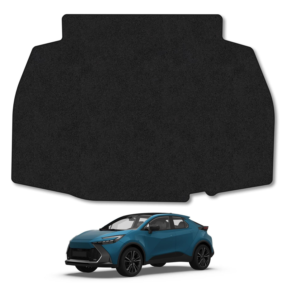 [Lower Floor] Toyota C-HR (2023+) [HEV] Premium Tufted Carpet Boot Mat