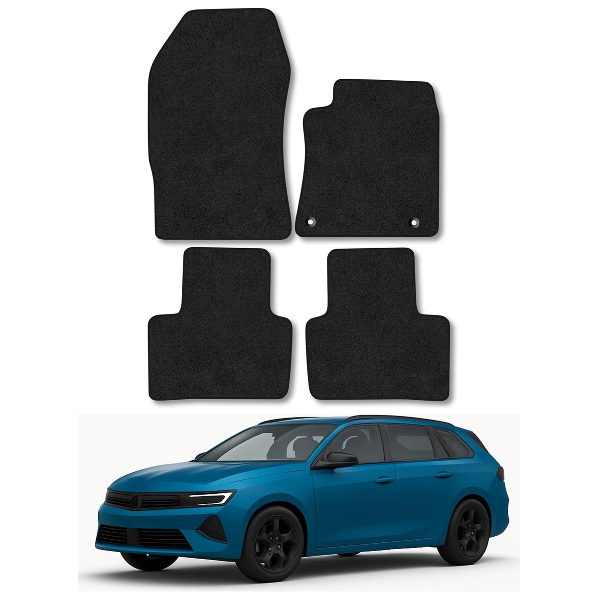 Vauxhall Astra L Sports Tourer (2022+) Premium Tufted Carpet Car Mats