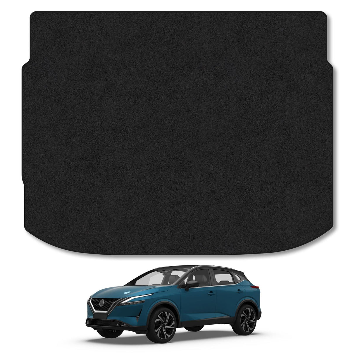 Nissan Qashqai (2021+) [Upper Boot] Premium Tufted Carpet Boot Mat