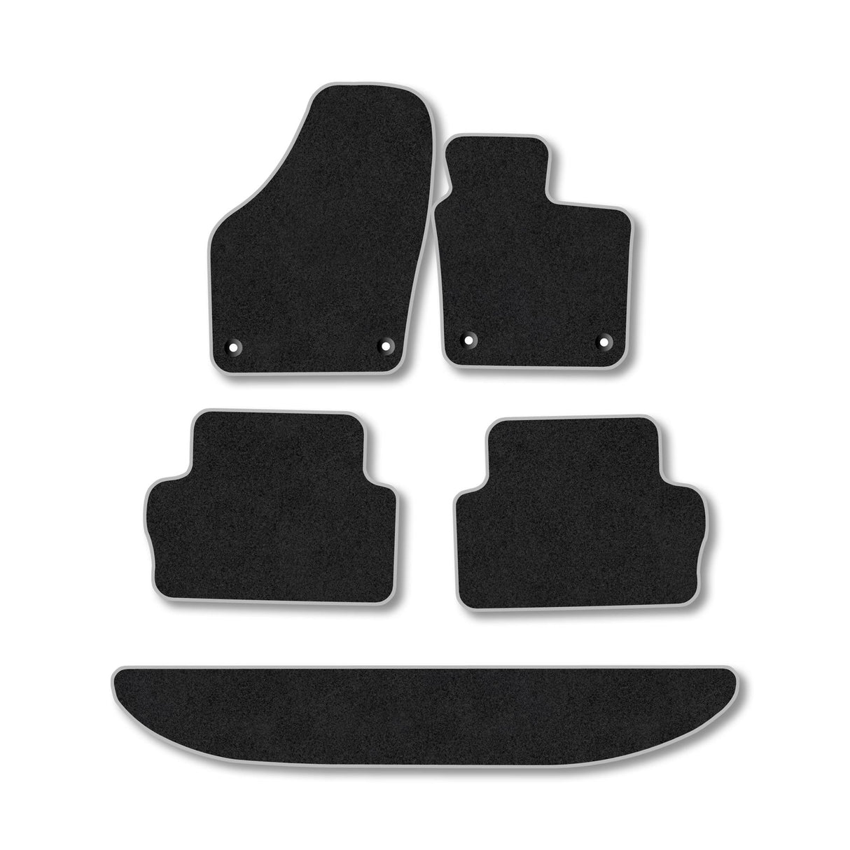 Seat Alhambra (2010+) [7 Seat] Premium Tufted Carpet Car Mats