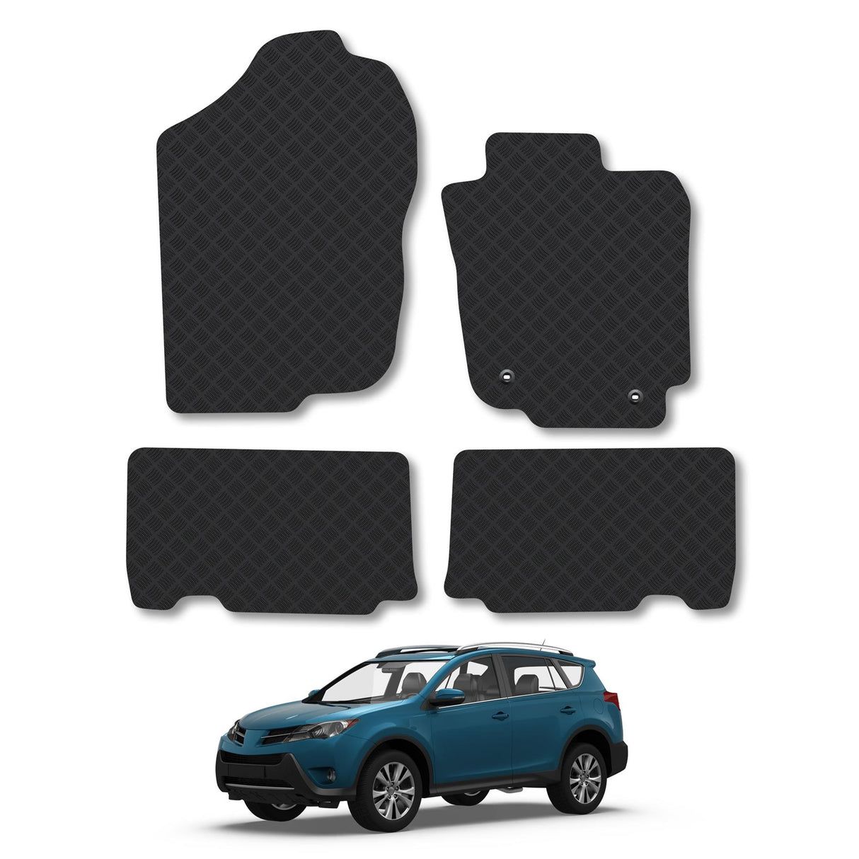 Toyota Rav4 (2013-2019) Heavy-Duty Rubber Car Mats
