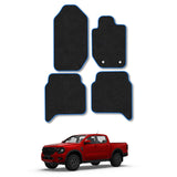 Ford Ranger (2012-2022) [Double Cab] Tailored Carpet Car Mats