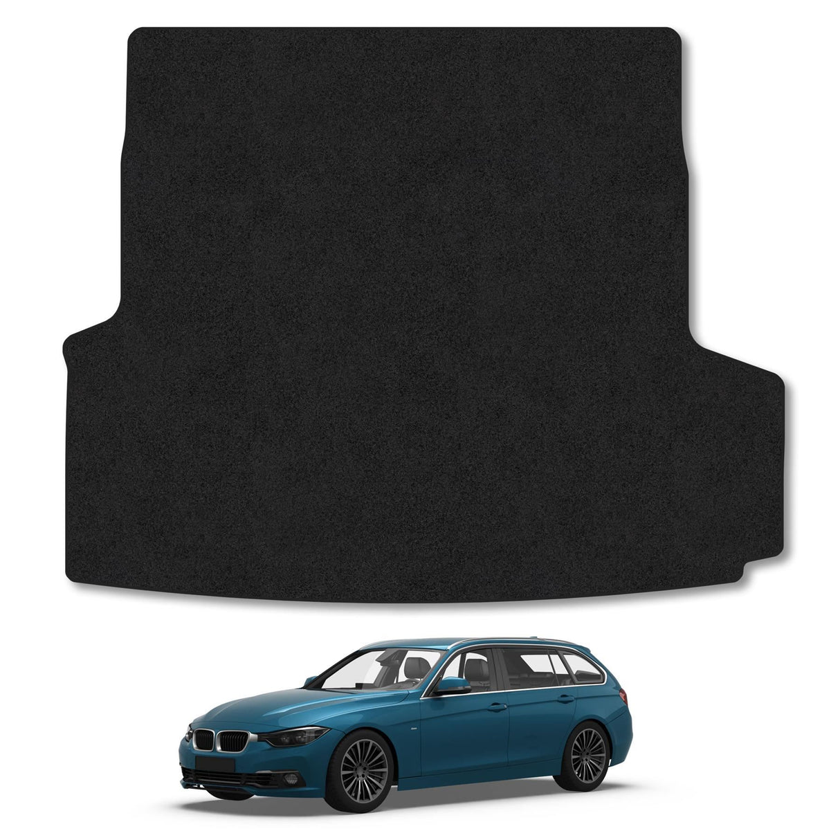 BMW 3 Series Touring (2012-2018) Premium Tufted Carpet Boot Mat